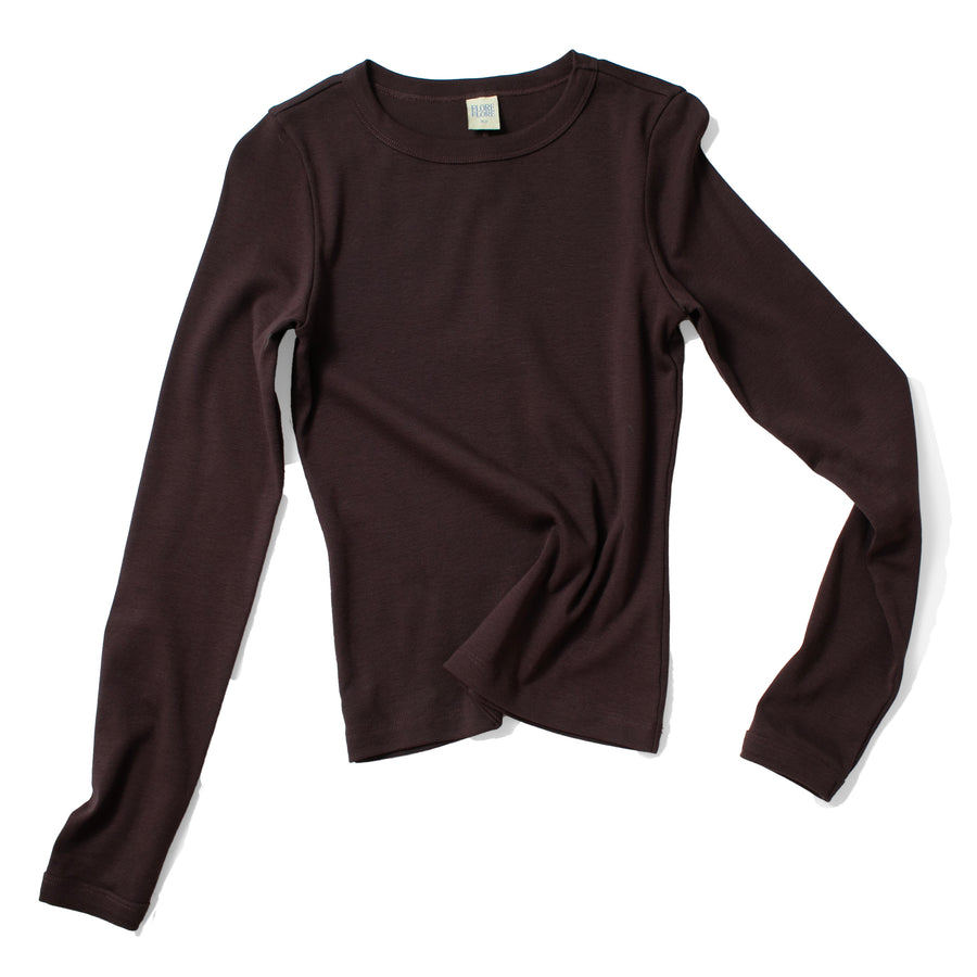 Flore Flore Max Tee in Choco Plum
