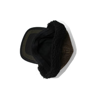 Kasmaria Corduroy Sherpa Cap in Heather Brown