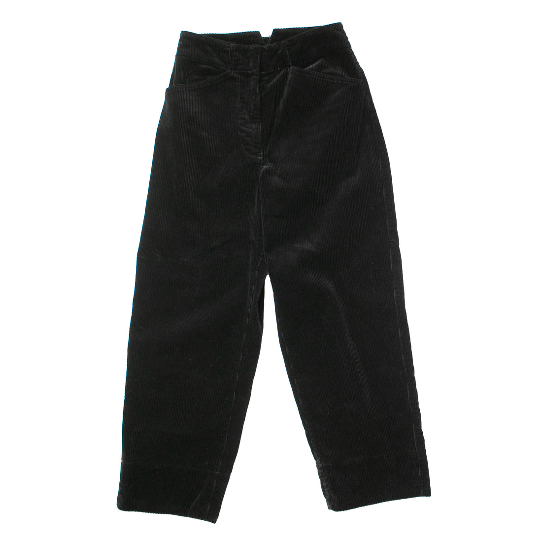 MHL. Field Trousers in Black Heavy Corduroy