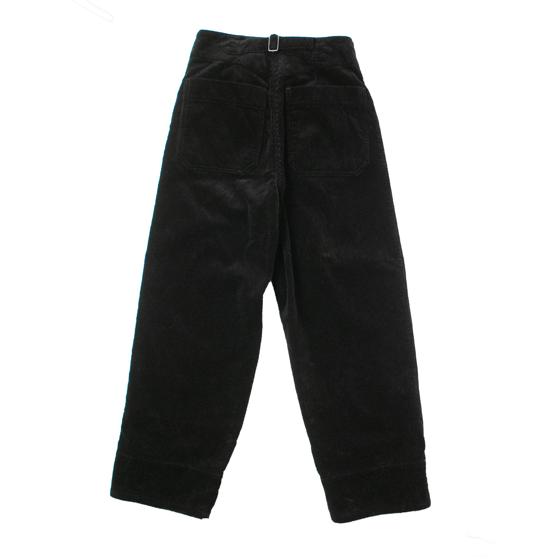 MHL. Field Trousers in Black Heavy Corduroy