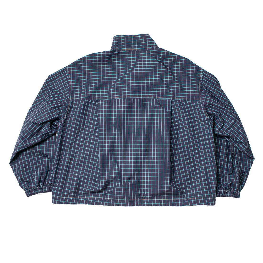 Kasmaria Anorak in Blue Windowpane Check