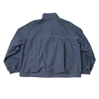 Kasmaria Anorak in Blue Windowpane Check