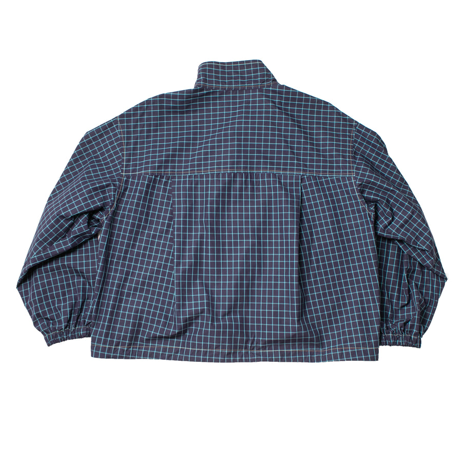 Kasmaria Anorak in Blue Windowpane Check