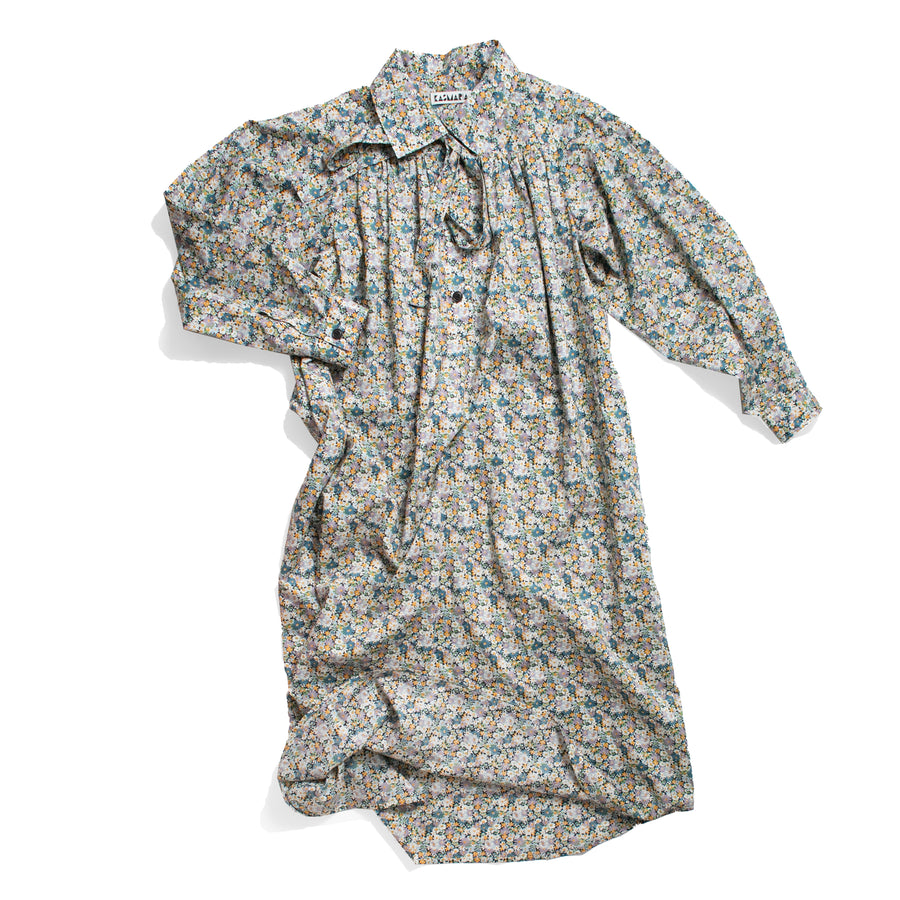 Kasmaria Tana Lawn Smock Dress in Liberty of London Libby Print