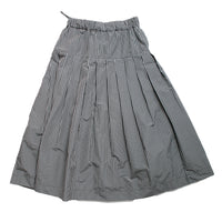 Kasmaria Pleated Skirt in Black and White Check Taffeta