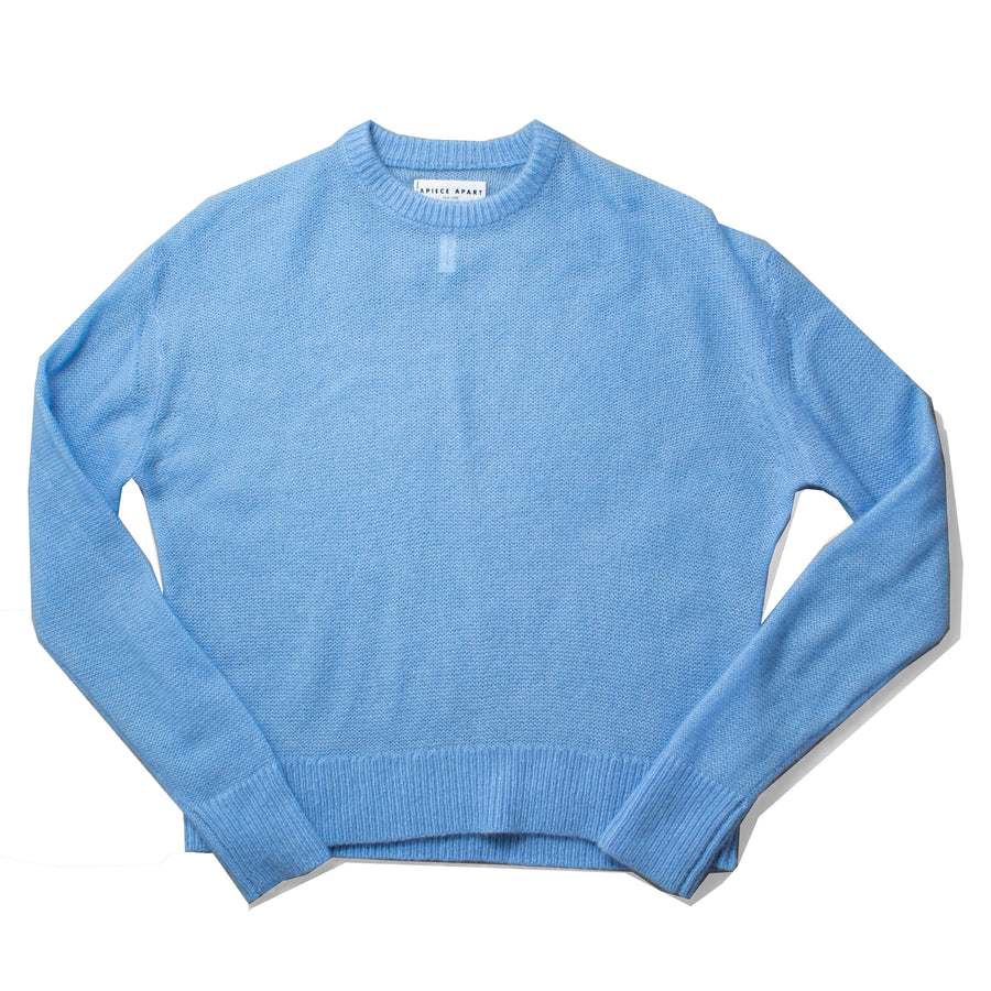 Apiece Apart Softest Tissue Weight Sweater in Cornflower
