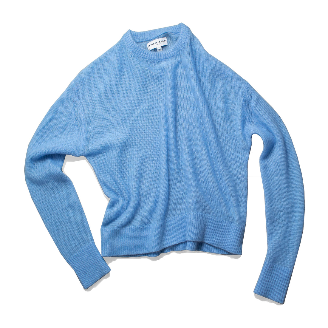 Apiece Apart Softest Tissue Weight Sweater in Cornflower