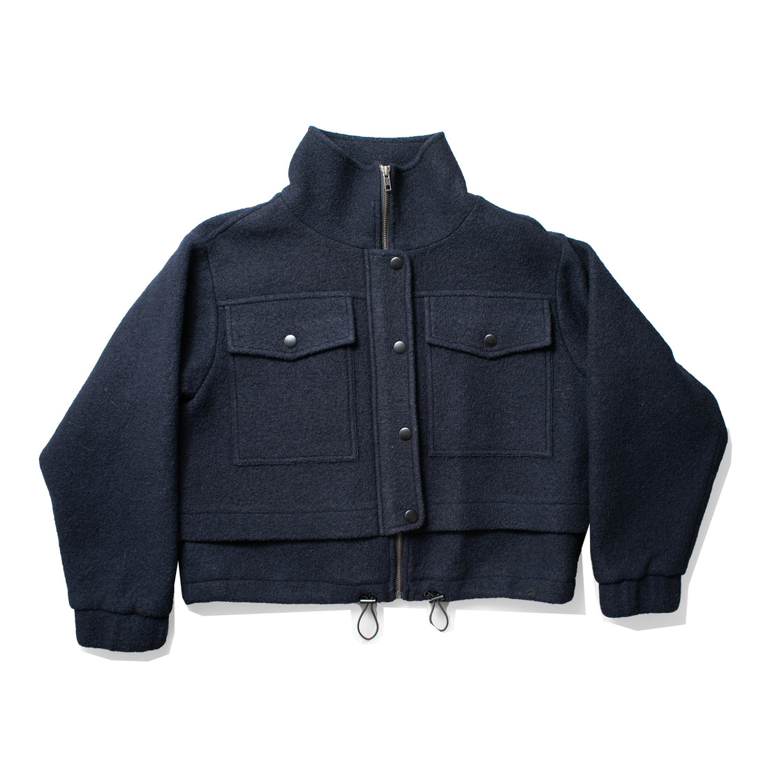 Apiece Apart Selva Cropped Bomber in Midnight