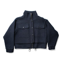 Apiece Apart Selva Cropped Bomber in Midnight