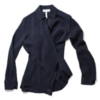 Apiece Apart Sodi Wrap Button Up in Midnight