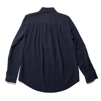 Apiece Apart Sodi Wrap Button Up in Midnight