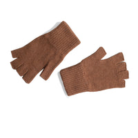 MHL. Cut Off Glove in Conker Lambswool