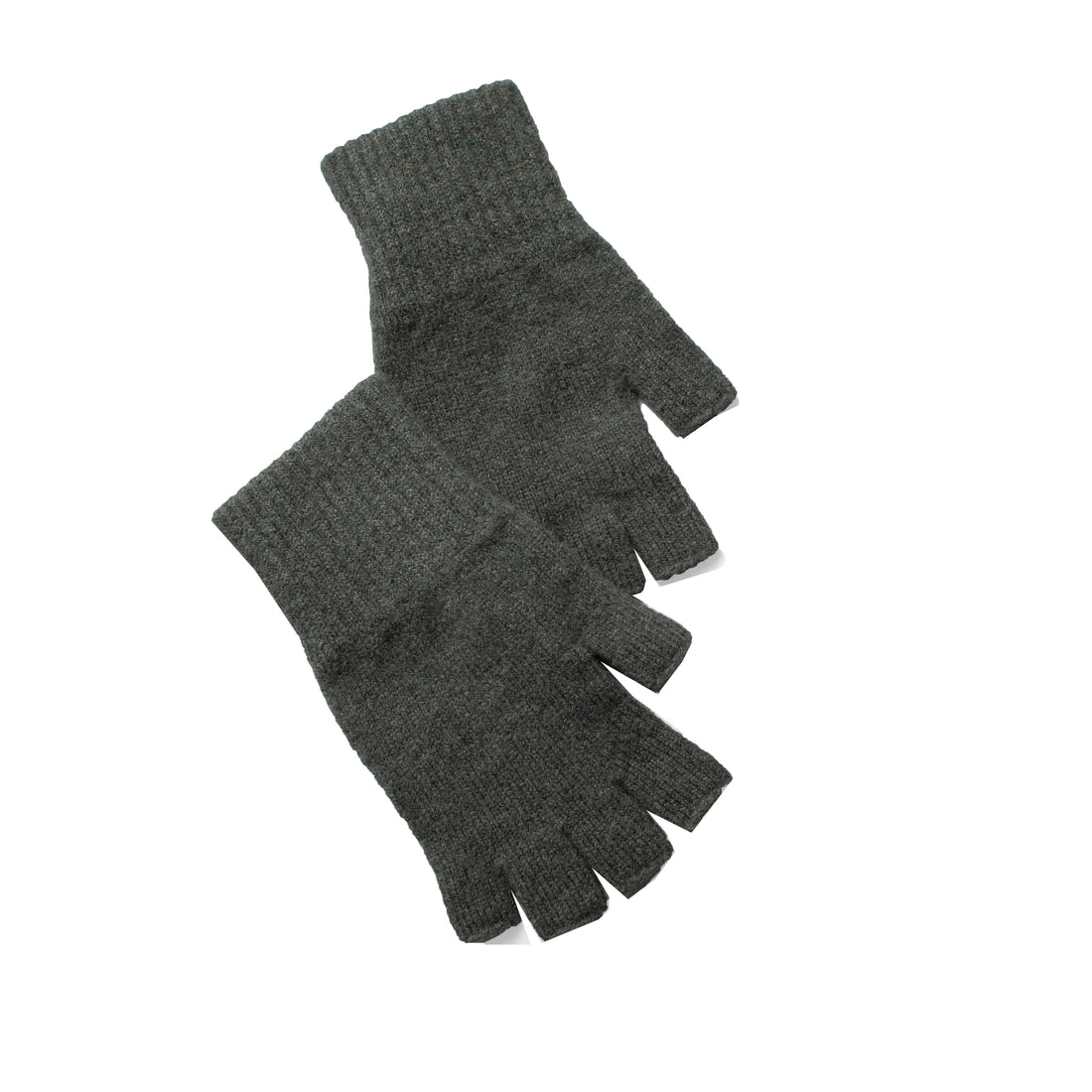 MHL. Cut Off Glove in Seaweed Lambswool