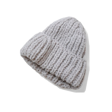 Lauren Manoogian Handknit Rib Hat in Lavender