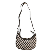 Bembien Mini Sling in Brown + Cream Check