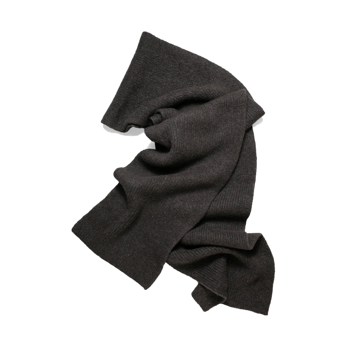 Lauren Manoogian Loft Rib Scarf in Coal