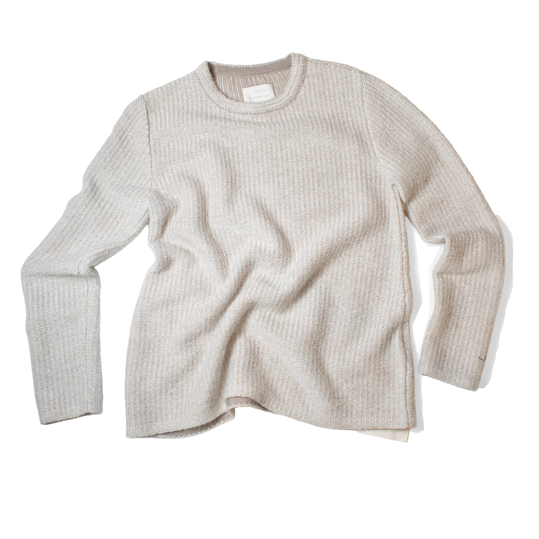 Lauren Manoogian Knitweave Pullover in Raw White