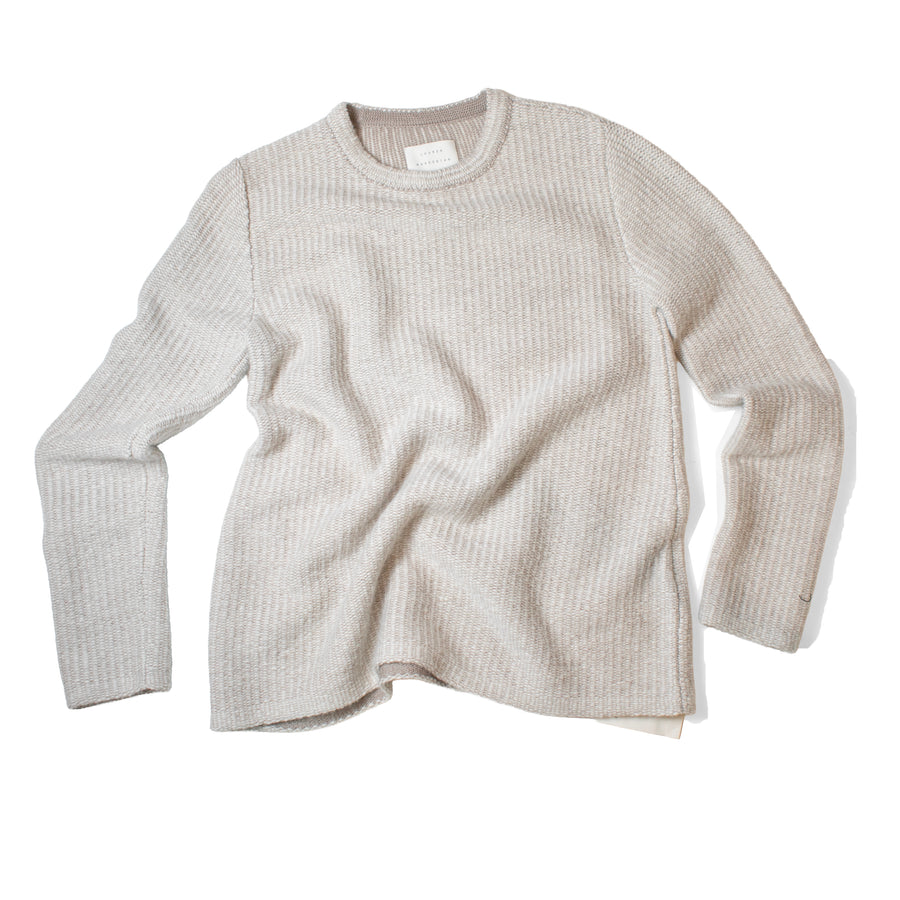 Lauren Manoogian Knitweave Pullover in Raw White
