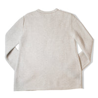 Lauren Manoogian Knitweave Pullover in Raw White