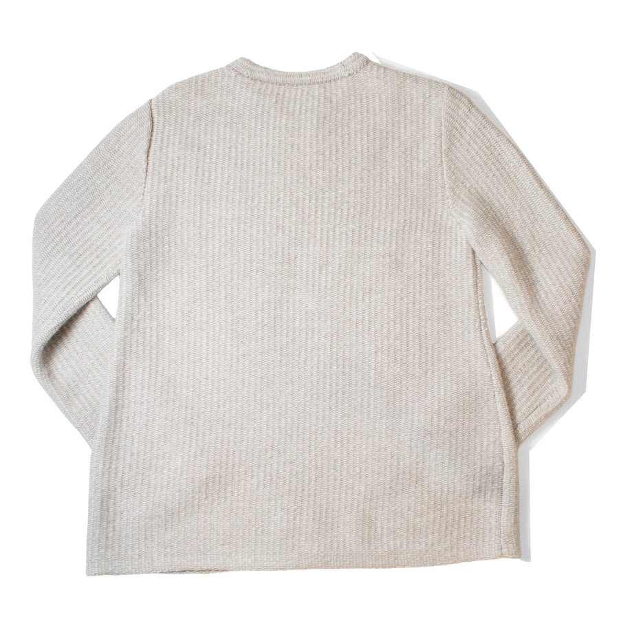 Lauren Manoogian Knitweave Pullover in Raw White