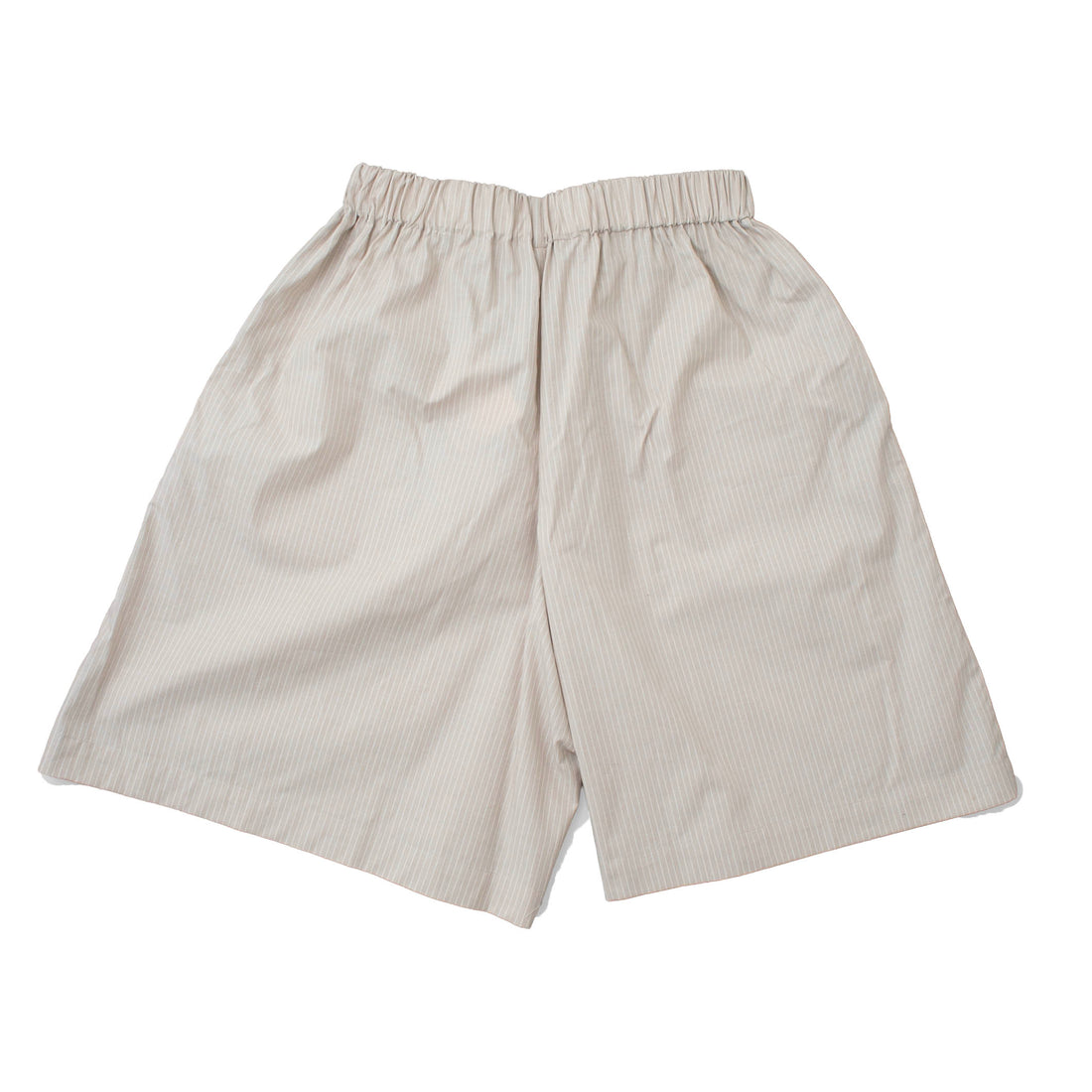 Baserange Claude Shorts in Brown Stripe