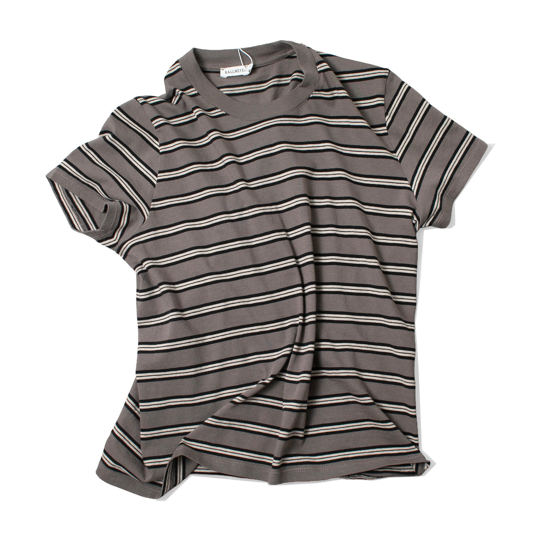 Kallmeyer Kenzie T-Shirt in Shroom Multi Stripe