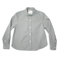 MHL. Simple Shirt in Fog Compact Cotton Poplin