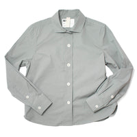 MHL. Simple Shirt in Fog Compact Cotton Poplin