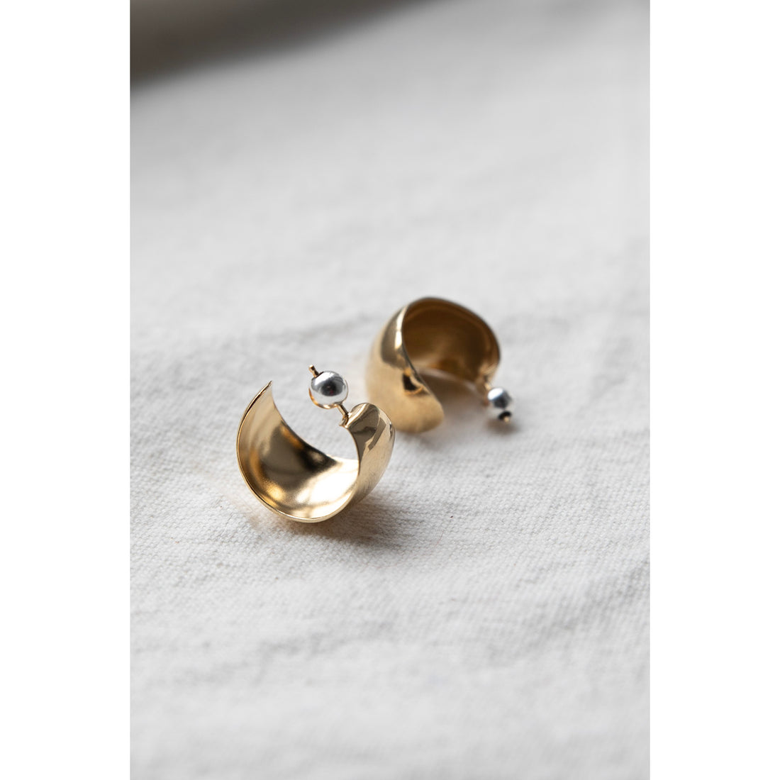 Fay Andrada Koko SM Hoops in Gold Vermeil