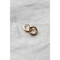 Fay Andrada Lukko SM Hoops in Gold Vermeil