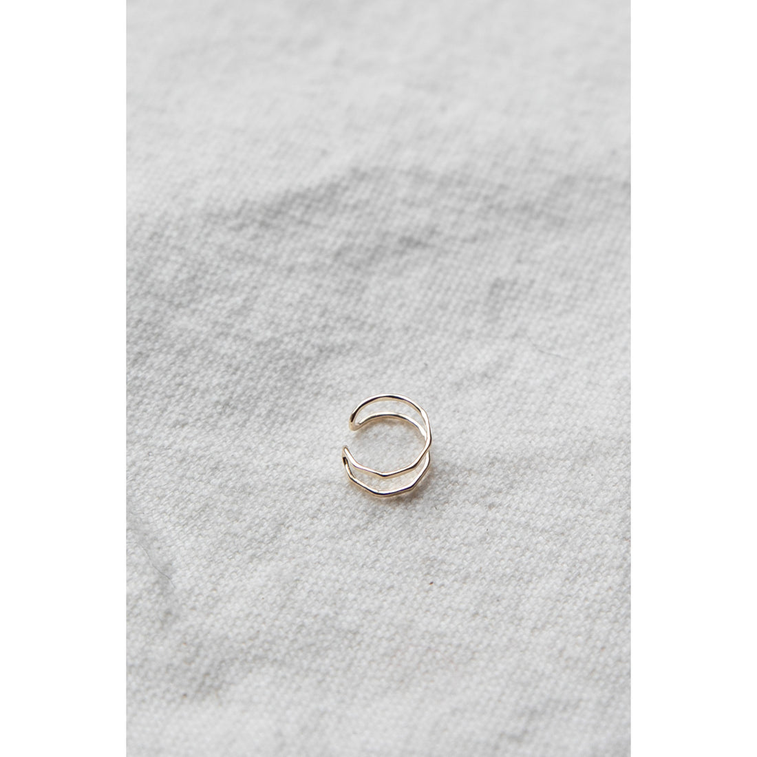 Fay Andrada Nokka Ear Cuff in Gold Vermeil
