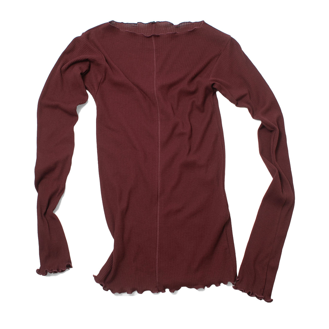 Baserange Pama Long Sleeve Tee in Nara Red