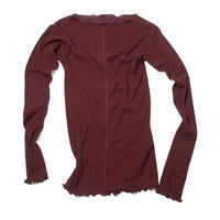 Baserange Pama Long Sleeve Tee in Nara Red