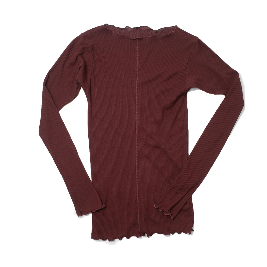 Baserange Pama Long Sleeve Tee in Nara Red