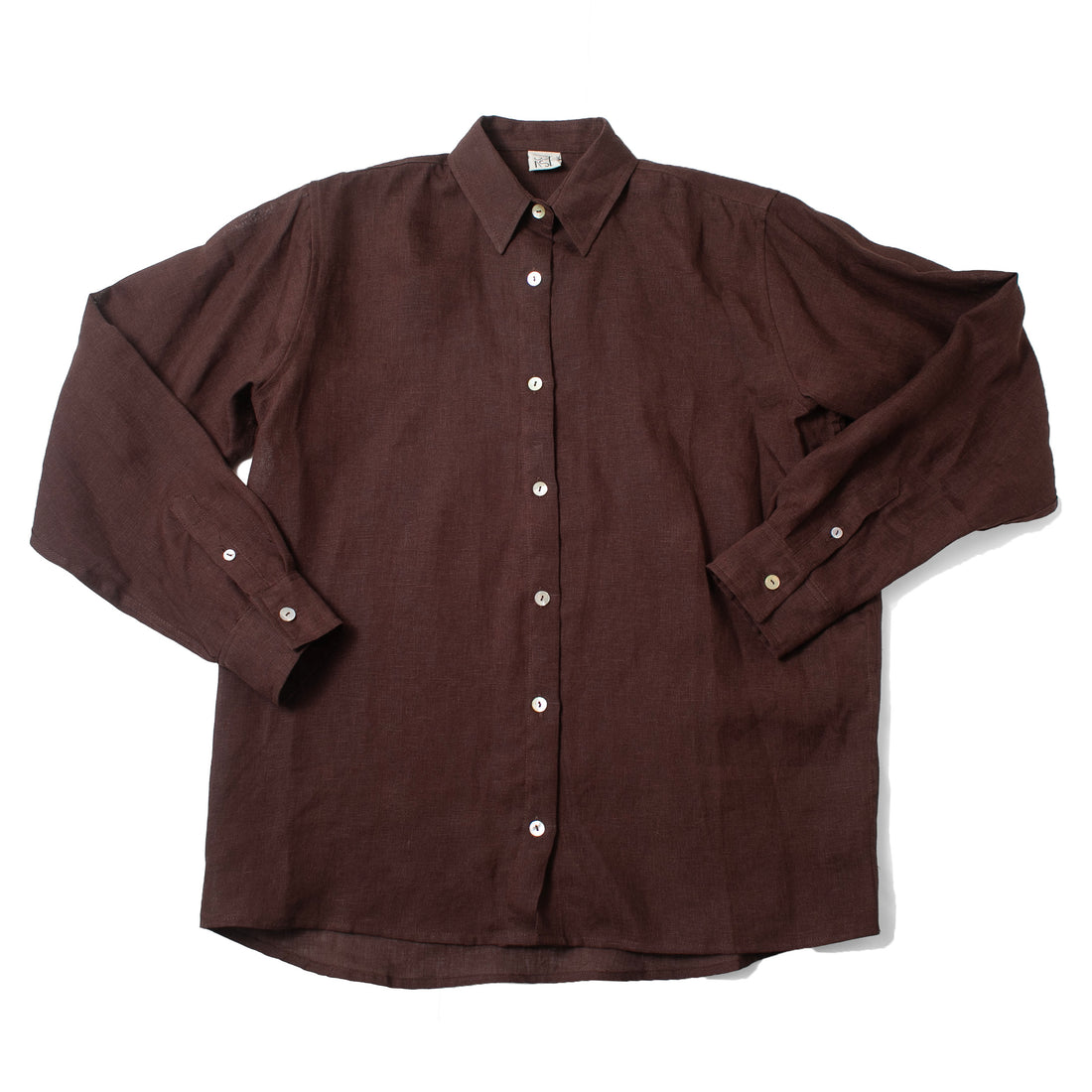 Baserange Stoa Shirt in Ama Brown