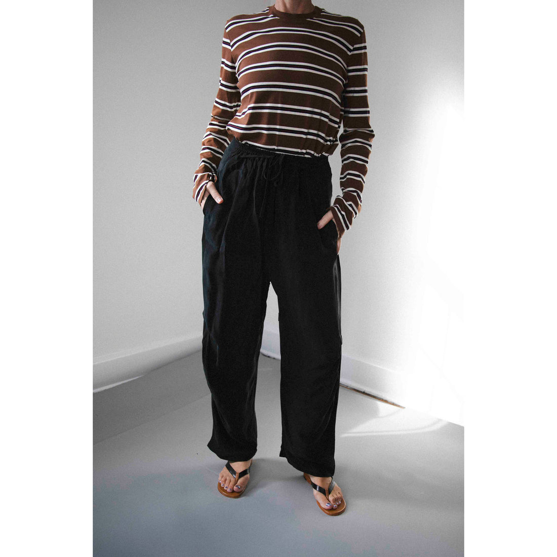 Henrik Vibskov Drawstring Pants in Black