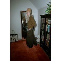 Tsuyumi Rough Crocheted Cloche in Tan