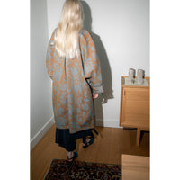 Rodebjer Melbourne French Lily Coat in Teal/Brown