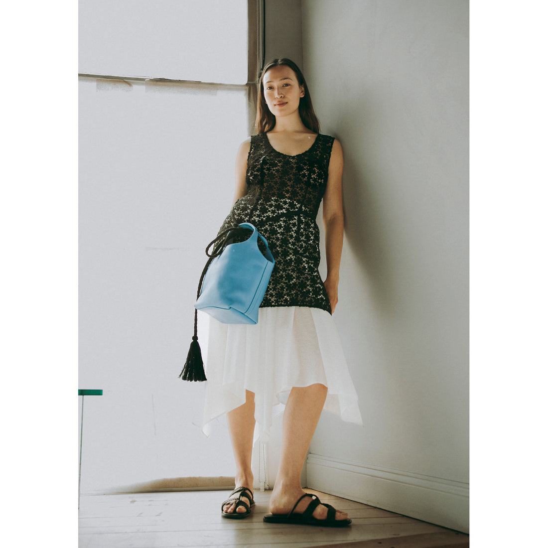 Apiece Apart Rahel Tassel Mini in Black