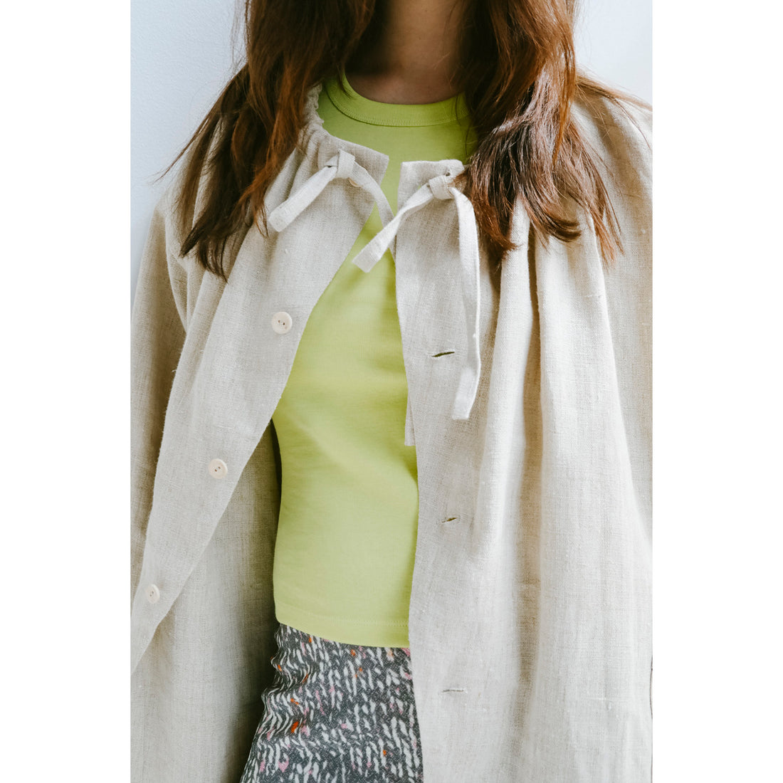 Flore Flore Hannah Tank in Lime