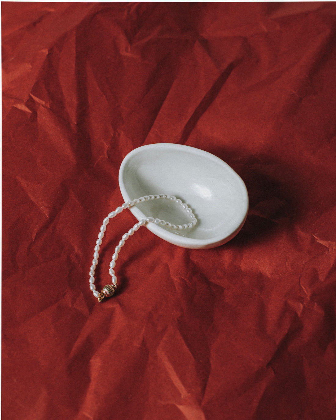 Beatrice Valenzuela Rice Pearl Brujeria Bracelet