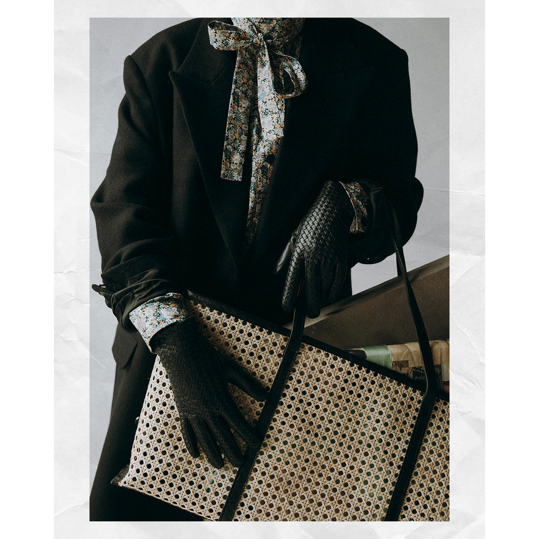 Hope Time Coat in Black Twill