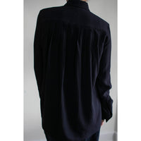 Apiece Apart Sodi Wrap Button Up in Midnight