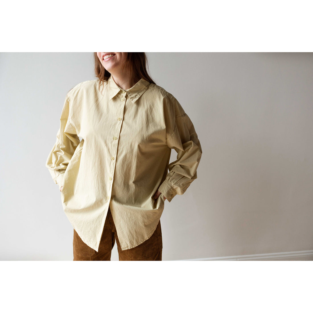 Jesse Kamm Alberta Shirt in Pool Blue