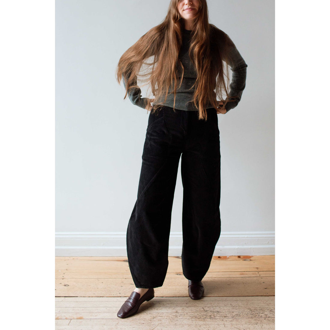 Henrik Vibskov Digi Corduroy Pants in Black