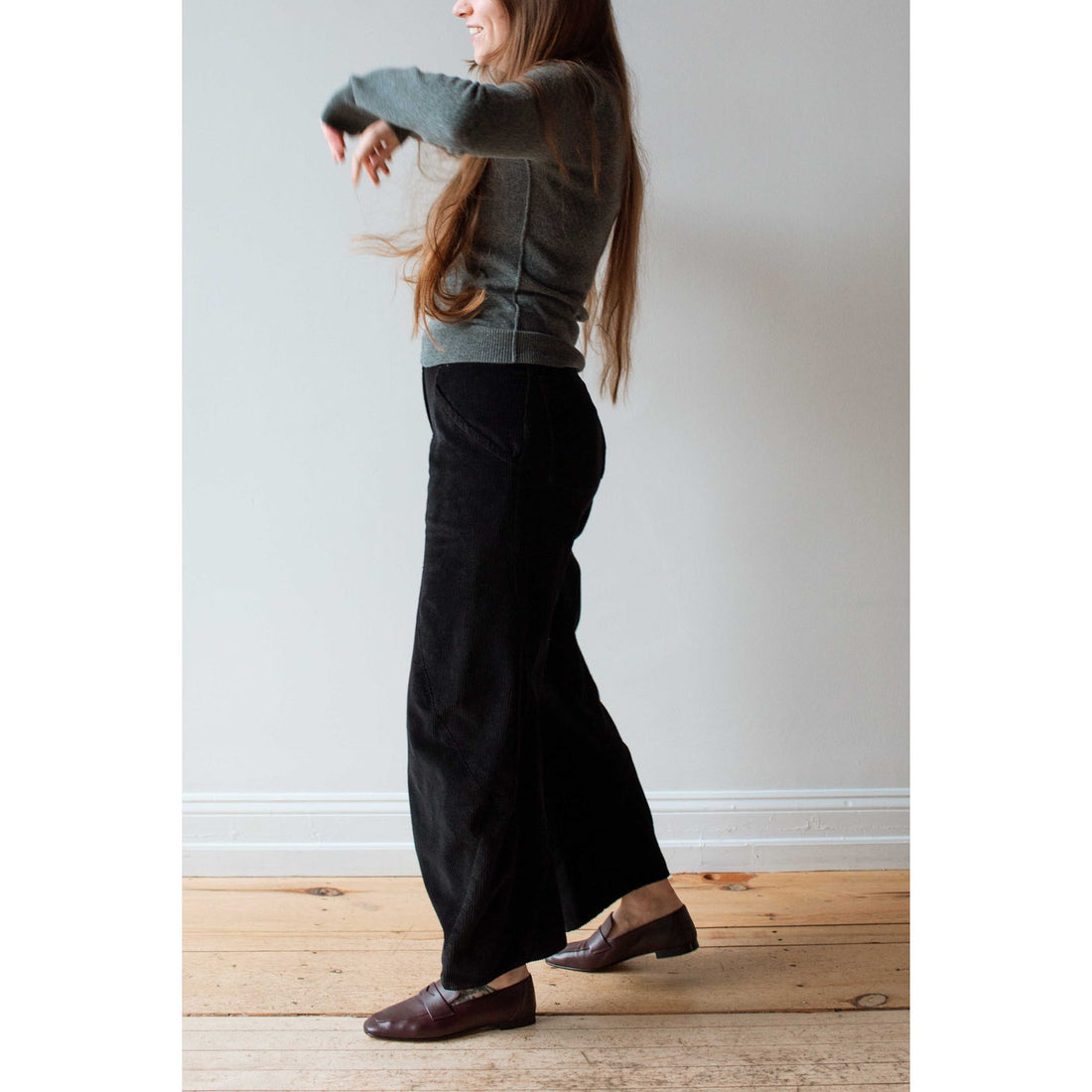 Henrik Vibskov Digi Corduroy Pants in Black