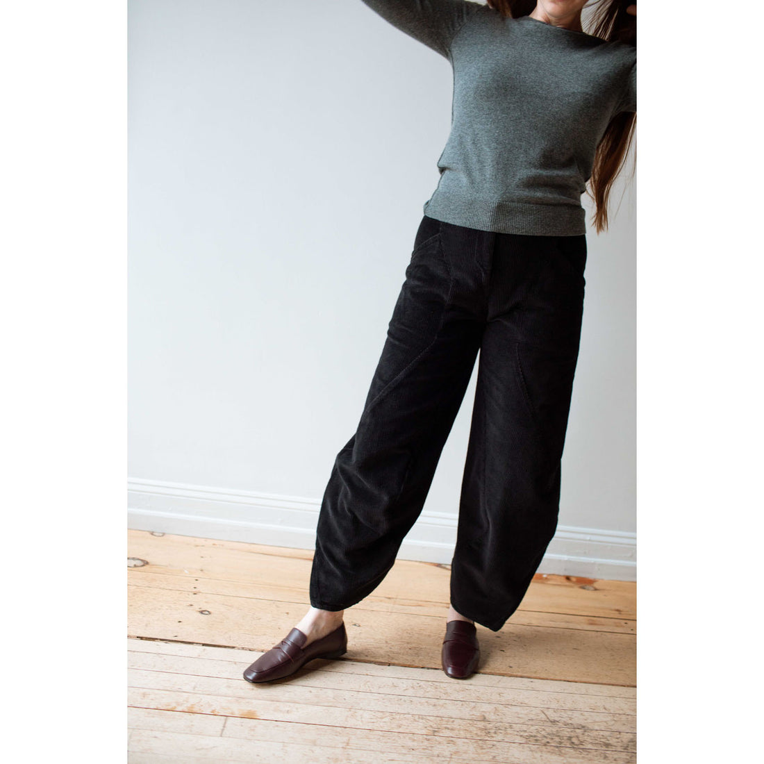 Henrik Vibskov Digi Corduroy Pants in Black