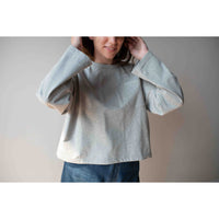 Apiece Apart Boxy Tee in Heathered Grey