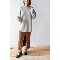 Extreme Cashmere Crew Hop Sweater in Grey