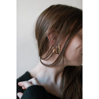 Fay Andrada Rihla LG Hoops in Gold Plated Brass